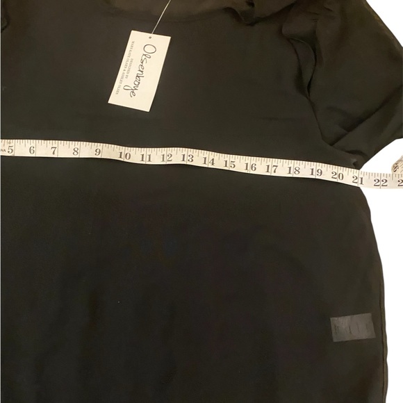 Olsenboye sheer black top - Picture 4 of 8